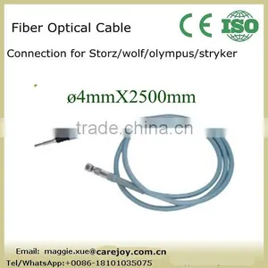 CE Approved 4mmX2.5m Endoscope Fiber Optic Cable / Light Cable Wolf Olympus Stryker Compatible thumbnail-1