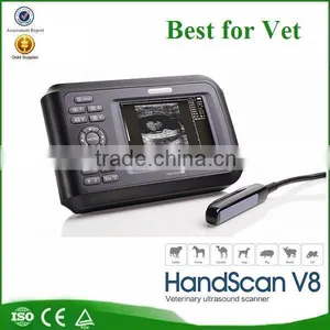 2016 Low Price Mini Handheld Portable Laptop Vet Veterinary Animal Use Ultrasound Scanner Machine Medical Hospital Clinic -V8 thumbnail-1