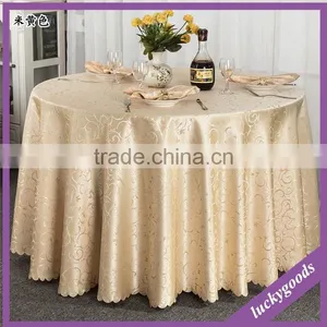 Hotel and Restaurant Use Royal Blue Printing 132 Round Table Cloth Wholesale thumbnail-2