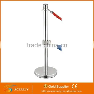 ACEALLY 5 Meters Stainless Steel Wall Mounted Retractable Belt Barriers thumbnail-4