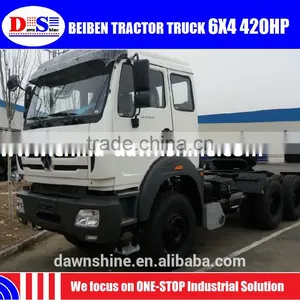 North Benz WEICHAI Engine 420hp 6x4 10wheels BEIBEN Tractor Truck thumbnail-1