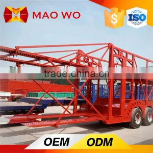 Auto Transport Carrier Trailer , Car Carrier Semi Trailer for Sale thumbnail-2