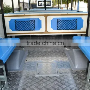 Suzhou Diesel Power Sightseeing Amusement Park Tourist Train Set thumbnail-3