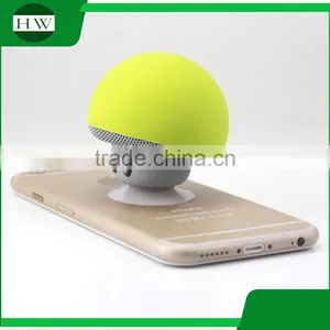 Mushroom Silicone Music Amplifier Mobile Phone Sucker Stand Holder Sound Box Mini Portable Waterproof Wireless Bluetooth Speaker thumbnail-5