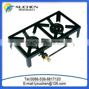 China Gas Stove Manufacturer Top Quality 2 Burner Cast Iron Gas Cooker With Wholesale Price thumbnail-3