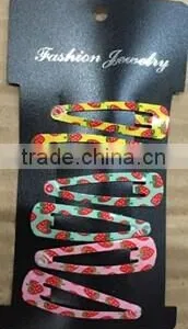 LOVELY Strawberry Printing MENTAL HAIRPIN thumbnail-1