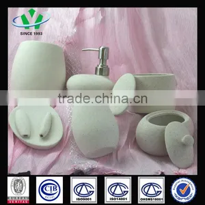 Unique Rough Ceramic Toothbrush Holder Toilet Brush Holder thumbnail-1