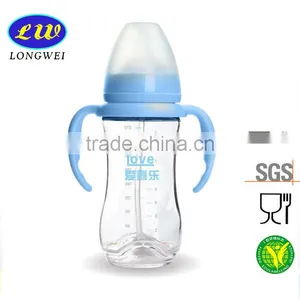 240ml Clear New Wide-neck Glass Baby Feeding Bottle Wholesale thumbnail-1