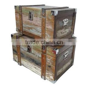 High Quality Vintage Coffee Storage Boxes Personalized Custom Wood Box thumbnail-1