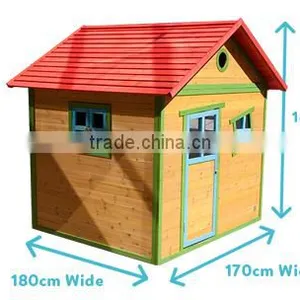 Kids Outdoor Wooden Cubby House thumbnail-5