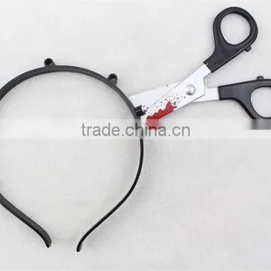 Halloween Scared Scissor Headband Hairband With Scissor thumbnail-1