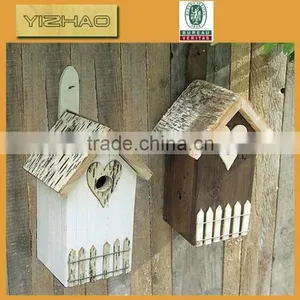 Eco-friendly FSC Hanging Wooden Bird Cage, Wooden Bird House, Bird Cage thumbnail-1