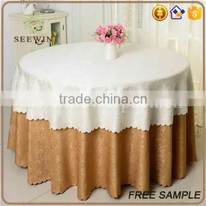 Jacquard Disposable Round Table Cloths thumbnail-1