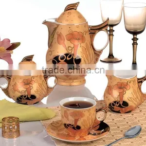 Hot Sale Full Decal Special Ceramic Tea Set thumbnail-1