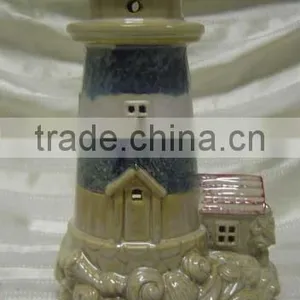 Lighthouse, Sea Decor, Clay Lighthouse, Pot Lighthouse thumbnail-1