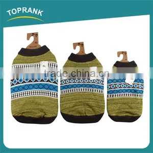 Hot Selling Winter Warm Cotton Fashion Pattern Hand Knit Dog Sweater thumbnail-2
