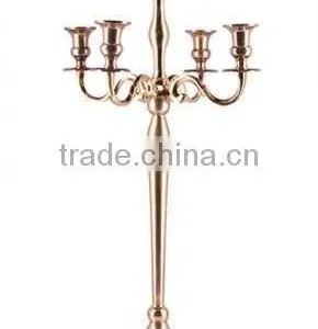 Copper Antique Shiny Wedding Candelabra thumbnail-1