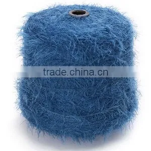 100%Polyamide/Nylon Fancy Feather Knitting Yarn With Colored thumbnail-1