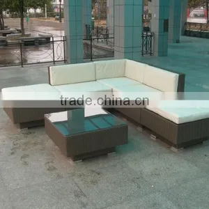 Hot Sale Rattan Corner Sofa PE Rattan thumbnail-3