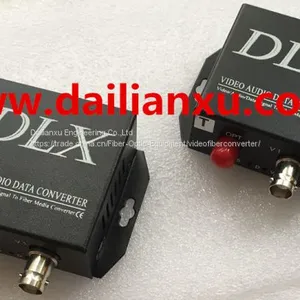 Super Mini 1channel Video With One Return RS485 PTZ Camera to Fiber Optical Transmitter and Receiver 12V DC thumbnail-1
