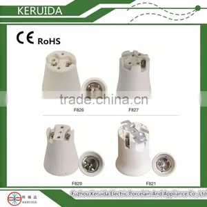 Ceramic/porcelain Lamp Holder /lamp Base /lamp Socket/bulb Holder thumbnail-2