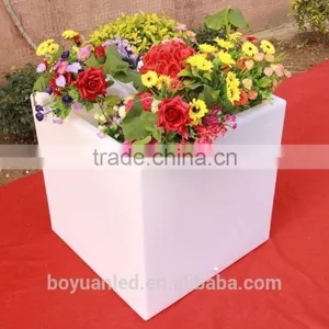 Plastic LED 16 Colors Changing Glowing Cubic Ice Bucket for Wine thumbnail-5