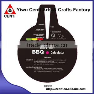 Customized Useful Barbecue BBQ Cooking Guide 3 Wheel Calculator thumbnail-2