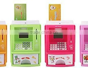 2015 Hot Sale Mini Children Plastic Voice ATM Saving Bank Toys From ICTI Dongguan Manufacturer thumbnail-4