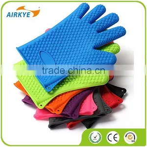 Silicone Oven Gloves Mitt Heat Resistant Cooking Mitts Holder Kitchen Grip Pan thumbnail-1