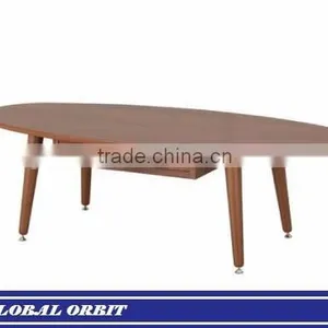Solid Wood Coffee Table, Oval Animal Coffee Table, Tea Table thumbnail-2