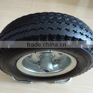 8"x2.50-4 Rubber Wheel thumbnail-1