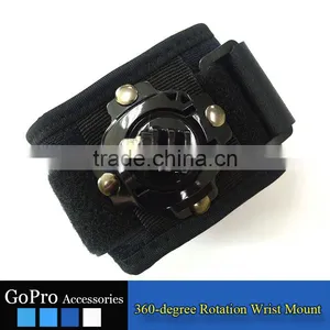 2016 New Wholesale GoPros 360 Degree Rotation Wrist Mount for Gopros Heros 4 3 3+ GP06 thumbnail-1