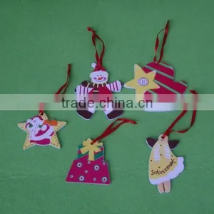Custom Small Wood Christmas Tree Ornament Patterns thumbnail-2