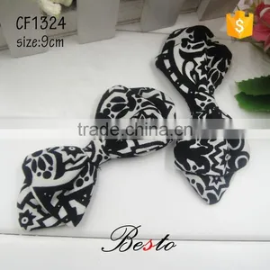 Beautiful Decorative Printing Fabriclarge Hair Bow for Girls thumbnail-1