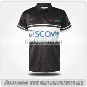 Print Blank Polo Shirts Custom Sublimated Polo Shirts Made in Achieve thumbnail-4