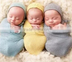 Multiple Color and Size Newborn Rayon Wrap Baby Stretch Knit Wrap Photo Props Newborn Photography thumbnail-2