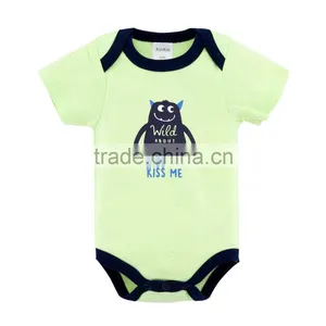 2017 Wholesale Newborn Clothes Sleeveless 100% Cotton Baby Rompers Summer thumbnail-5