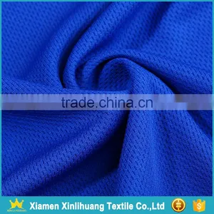 High Quality Knitting Breathable 100% Polyester Bird Eye Mesh Fabric for Sport Clothing thumbnail-1