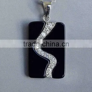 Cz 925 Sterling Silver Agate Jewelry thumbnail-1