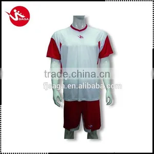 Cheap Plain Interlock Soccer Jersey and Short European Popular Club Style thumbnail-1