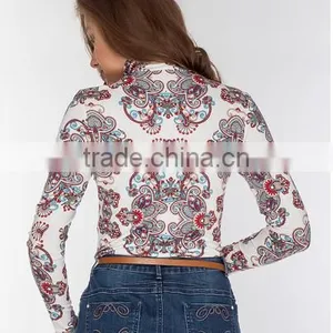 Ladies' Turtle Neck T-shirt thumbnail-2