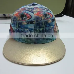 Sublimation Printed Snapback Caps Wholesale Price thumbnail-2