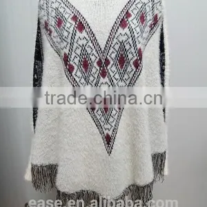 New Fashion Spring Trendy Casual 100% Woolen Sweater For Ladies thumbnail-1
