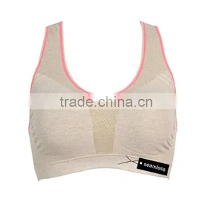 Lady Underwear Fitness Bra Top Intimates Yaga Sexy Women Sports Seamless Bra thumbnail-1
