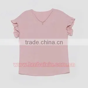 Custom Ladies White Blouses/ Fashion Blouses Design/ Custom Blouse Garment Supplier thumbnail-1