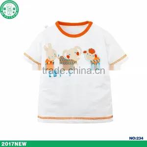 2017 Custom Printing Unisex Baby Boy Clothes t Shirt Kids Clothing thumbnail-3