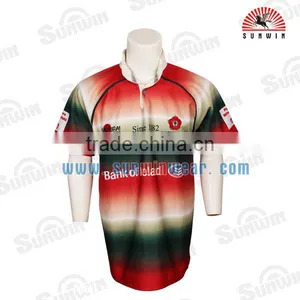 2016 Custom Sublimation New Design Club Cricket Jerseys Cricket Team Jersey thumbnail-1