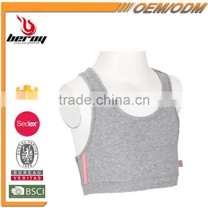 Wholesale Custom 100 Cotton Gym Tank Top for Girls Women thumbnail-2