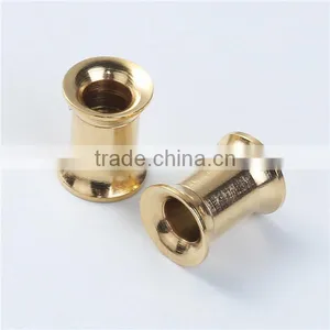 5mm Stainless Steel Ear Stretcher Expander Bobbin Gold Plated Trendy Style Beautiful Ear Plug Expander thumbnail-1
