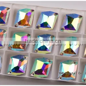 China Manufacturers Color AB Sew on Crystal Rhinestones for Wedding Dress thumbnail-2